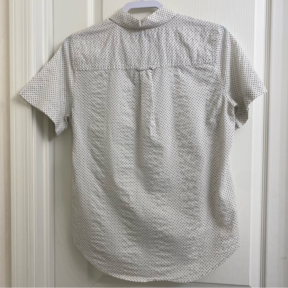 Madewell Crinkle Dot Camp Shirt - Picture 5 of 7